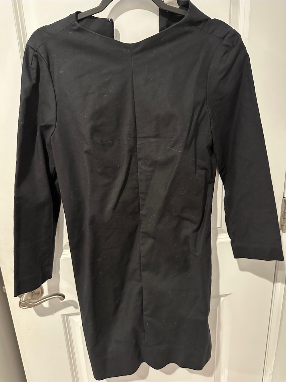 GAP Black Long Sleeve Trench Coat Dress